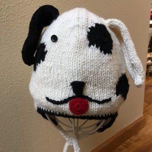 Cute “clown”  face doggie hat.